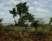 尤金 布丹 : Landscape near Honfleur